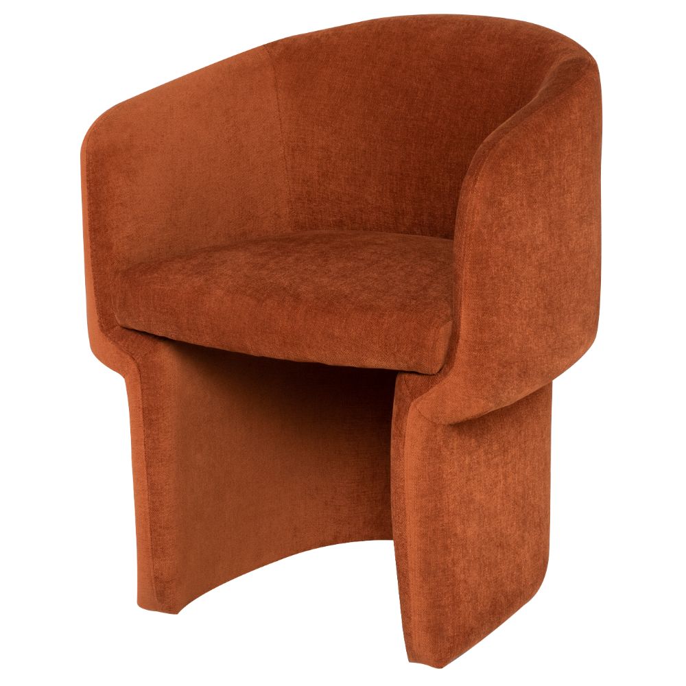 Nuevo HGSC759 CLEMENTINE DINING CHAIR in TERRA COTTA